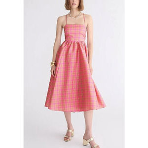 J Crew Collection Squareneck Stretch Taffeta Dress - Size 8 *NWT*